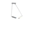 Luce-Design Book Plafondlamp LED Zilver, 2-lichts