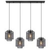 Globo AUGUSTIN Hanger Zwart, 4-lichts