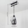 Larobe Hanger Zwart, 1-licht