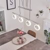 Globine Hanglamp LED Chroom, 4-lichts