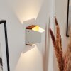 Clarens Muurlamp LED Bruin, Wit, 1-licht