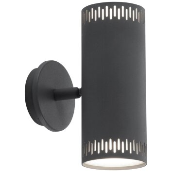 Brilliant Living Cavi Muurlamp LED Grijs, 2-lichts