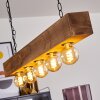 Berat Hanglamp Bruin, Zwart, 5-lichts