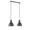 Fischer-Honsel London Hanglamp Zwart, 2-lichts