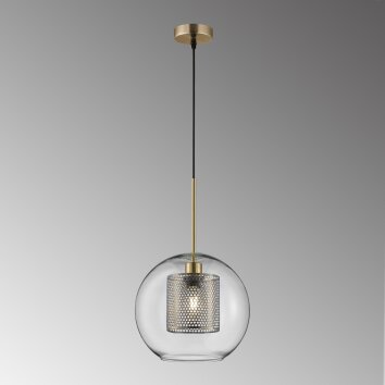 Fischer-Honsel Jura Hanglamp Brons, 1-licht