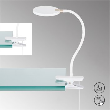 Fischer-Honsel Luiz Klemlamp LED Wit, 1-licht