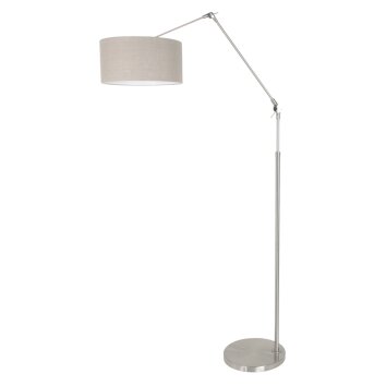 Steinhauer Prestige Chic Staande lamp Staal geborsteld, 1-licht