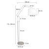 Steinhauer Prestige Chic Staande lamp Staal geborsteld, 1-licht