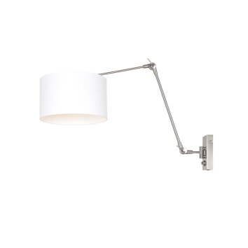 Steinhauer Prestige Chic Muurlamp Staal geborsteld, 1-licht