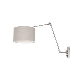 Steinhauer Prestige Chic Muurlamp Staal geborsteld, 1-licht