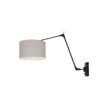 Steinhauer Prestige Chic Muurlamp Zwart, 1-licht