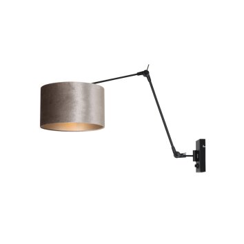 Steinhauer Prestige Chic Muurlamp Zwart, 1-licht