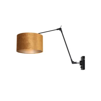 Steinhauer Prestige Chic Muurlamp Zwart, 1-licht