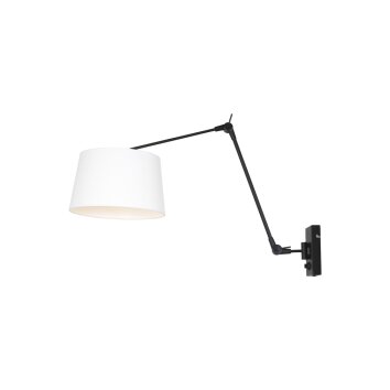 Steinhauer Prestige Chic Muurlamp Zwart, 1-licht