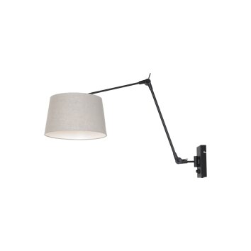 Steinhauer Prestige Chic Muurlamp Zwart, 1-licht