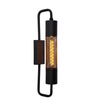 Lucide CALIXT Muurlamp Zwart, 1-licht