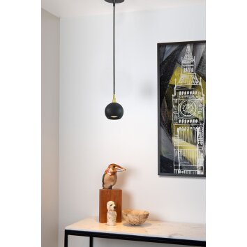 Lucide FAVORI Hanglamp Zwart, 1-licht