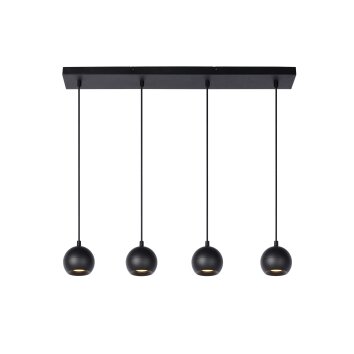 Lucide FAVORI Hanglamp Zwart, 4-lichts