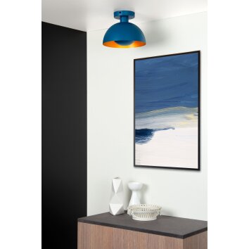 Lucide SIEMON Plafondlamp Blauw, 1-licht