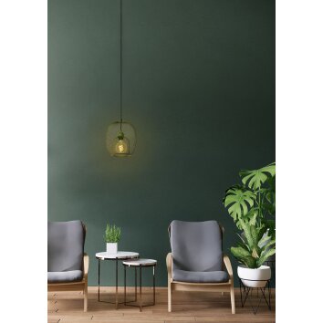 Lucide JERREL Hanglamp Groen, 1-licht