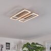 Buren Plafondlamp LED Nikkel mat, 1-licht