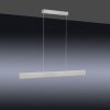 Leuchten-Direkt LOLAsmart-NILA Hanglamp LED Aluminium, 2-lichts, Afstandsbediening, Kleurwisselaar