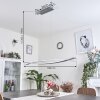 Bernese Hanglamp LED Nikkel mat, 3-lichts