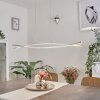 Bernese Hanglamp LED Nikkel mat, 3-lichts