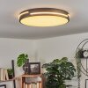 Seewen Plafondlamp LED Zwart, Wit, 1-licht, Afstandsbediening