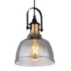 Globo DOROTHEA Hanger Messing, Zwart, 1-licht