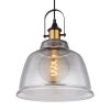 Globo DOROTHEA Hanger Messing, Zwart, 1-licht