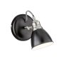 Fischer-Honsel Wales Muurlamp Zwart, 1-licht