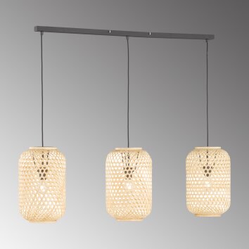 SCHÖNER-WOHNEN-Kollektion Calla Hanglamp Zwart, 3-lichts