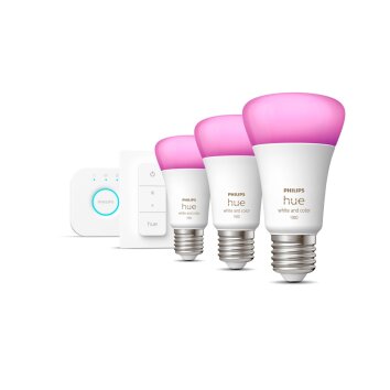 Philips Hue White & Color Ambiance LED E27 9 Watt 2200 - 6500 Kelvin 806 Lumen