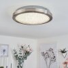 Kerns Plafondlamp LED Nikkel mat, 1-licht