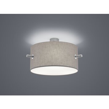 Trio-Leuchten Camden Plafondlamp Nikkel mat, 3-lichts