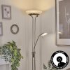 Biot Staande lamp LED Nikkel mat, 2-lichts