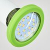 Cabri Plafondlamp LED Chroom, Groen, Wit, 1-licht