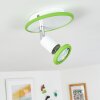 Cabri Plafondlamp LED Chroom, Groen, Wit, 1-licht