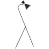 Brilliant Jervis Staande lamp Goud, Zwart, 1-licht