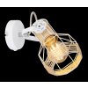 Globo BANA Spotlamp Bruin, Wit, 1-licht