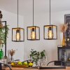 Colebrook Hanglamp Zwart, 3-lichts