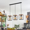 Colebrook Hanglamp Zwart, 3-lichts