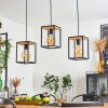 Colebrook Hanglamp Zwart, 3-lichts