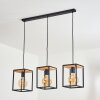 Colebrook Hanglamp Zwart, 3-lichts