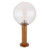 Globo OSSY Padverlichting houtlook, 1-licht