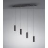 Trio MARLEY Hanglamp Zwart, 4-lichts