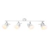 Globo ARMECA Plafondlamp Wit, 4-lichts