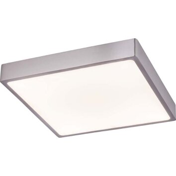 Globo VITOS Plafondlamp LED Nikkel mat, 1-licht