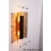 Holländer UTOPISTICO Muurlamp Bruin, Goud, 2-lichts